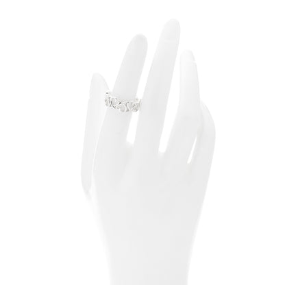 Tiffany Sterling Silver Paloma Picasso Loving Heart Band Ring 51 5.75 2 of 4