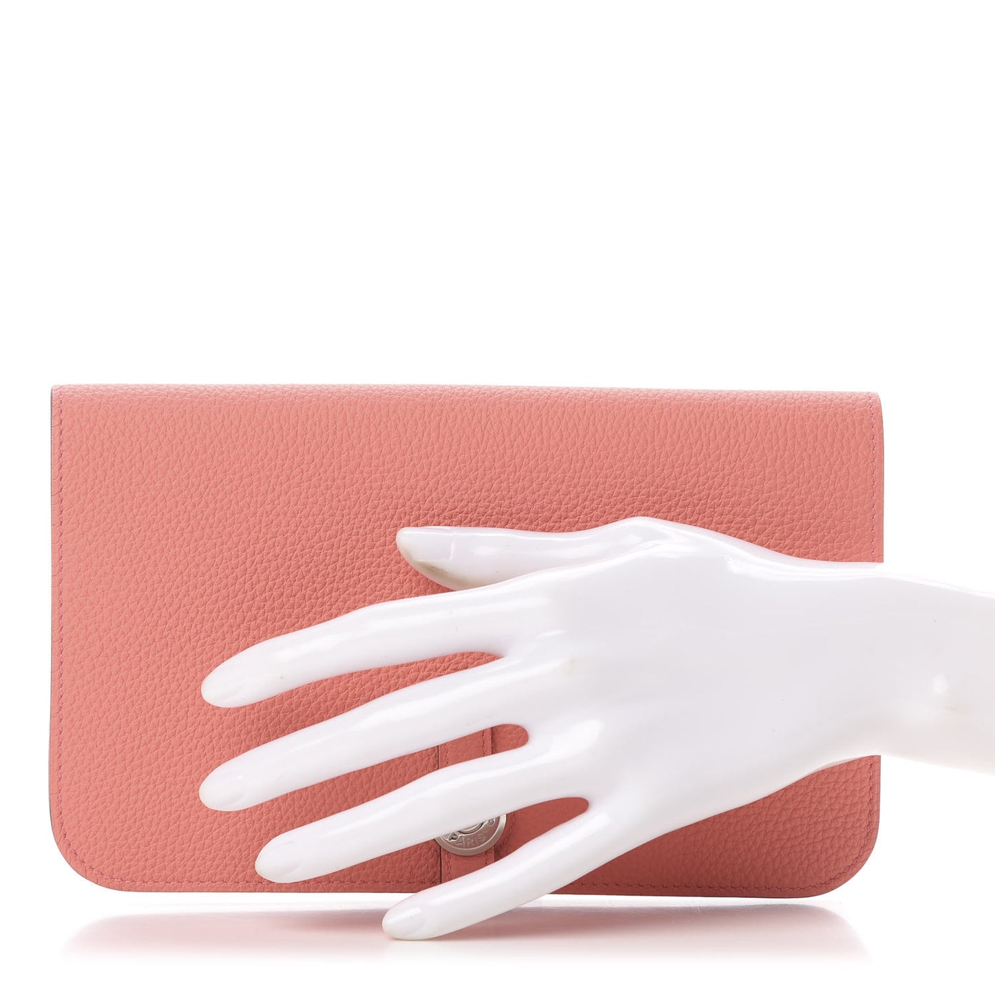 Togo Dogon Duo Wallet Rose Candy