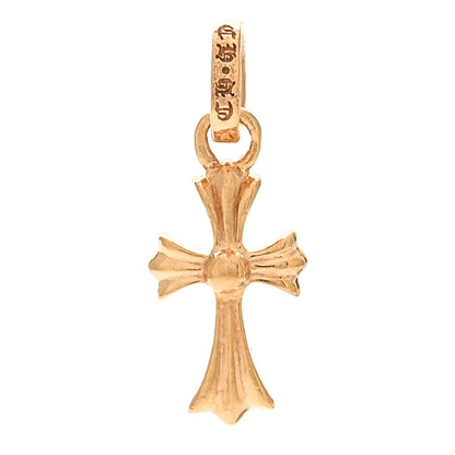 Chrome Hearts 22K Yellow Gold Baby Fat Cross Pendant 1 of 4