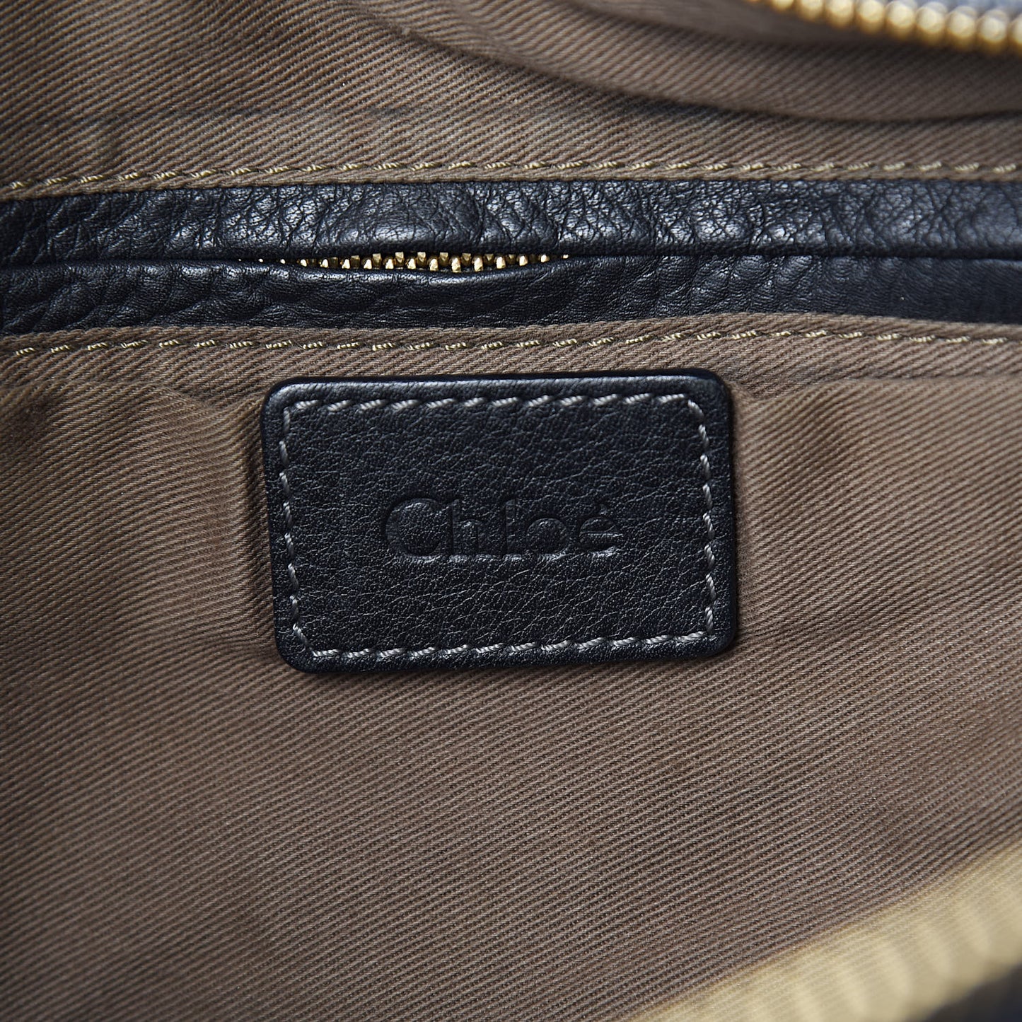 Calfskin Large Marcie Satchel Black