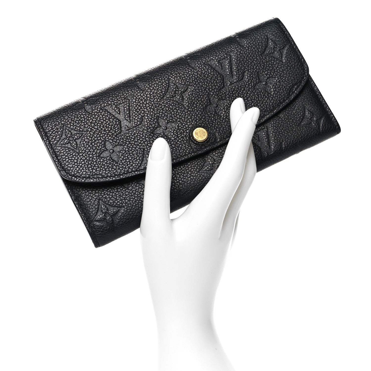Louis Vuitton Empreinte Emilie Wallet Black Dune 2 of 8
