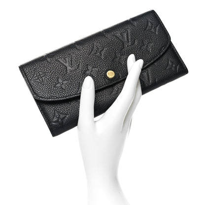 Louis Vuitton Empreinte Emilie Wallet Black Dune 2 of 8