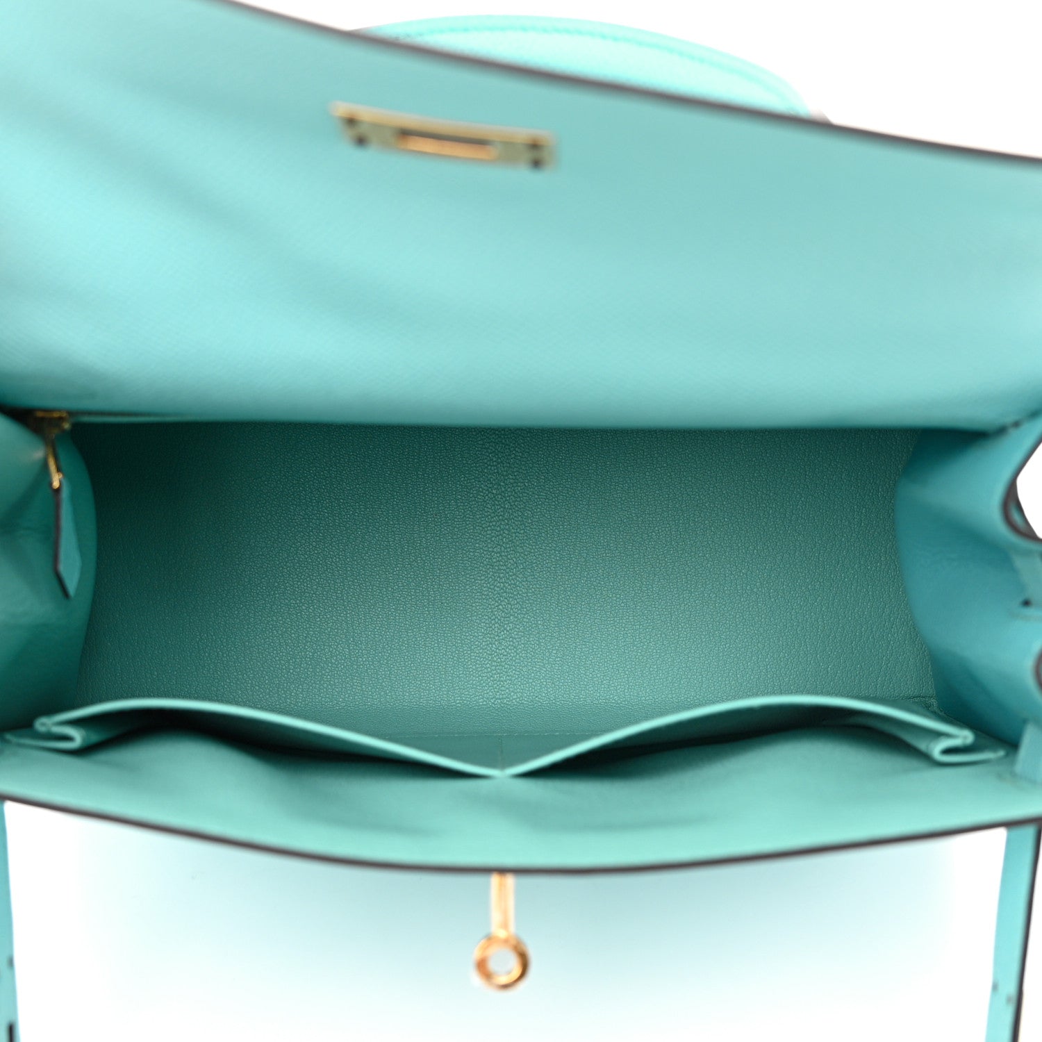 Hermes Epsom Kelly Sellier 28 Bleu Atoll 5 of 14