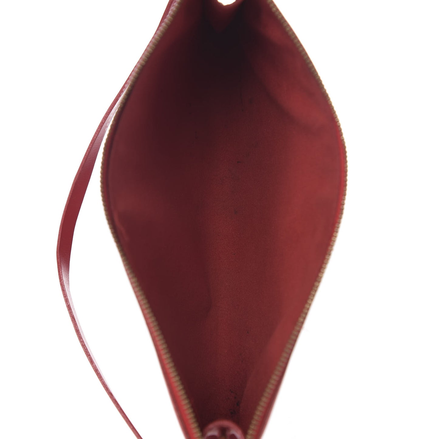 Epi Pochette Accessories 24 Castillan Red