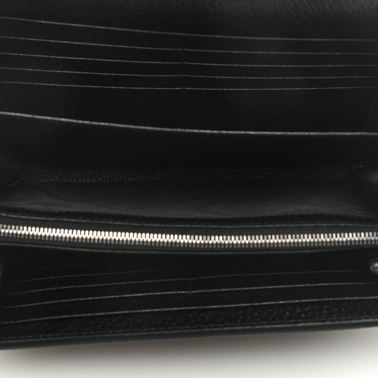 Jacquard Black Denim GG Monogram Mini Dionysus Chain Wallet Black Ivory