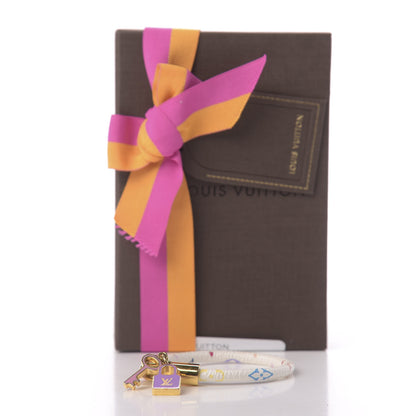 Louis Vuitton Monogram Multicolor Luck It Bracelet 17 White 6 of 6