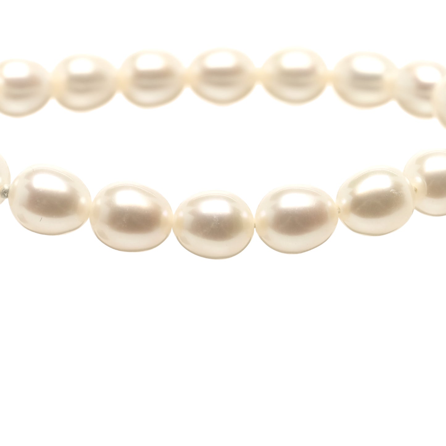 Sterling Silver Pearl Figure 8 Bracelet