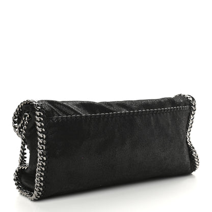 Stella McCartney Embellished Shaggy Deer Small Falabella Fold Over Tote Black 2 of 10