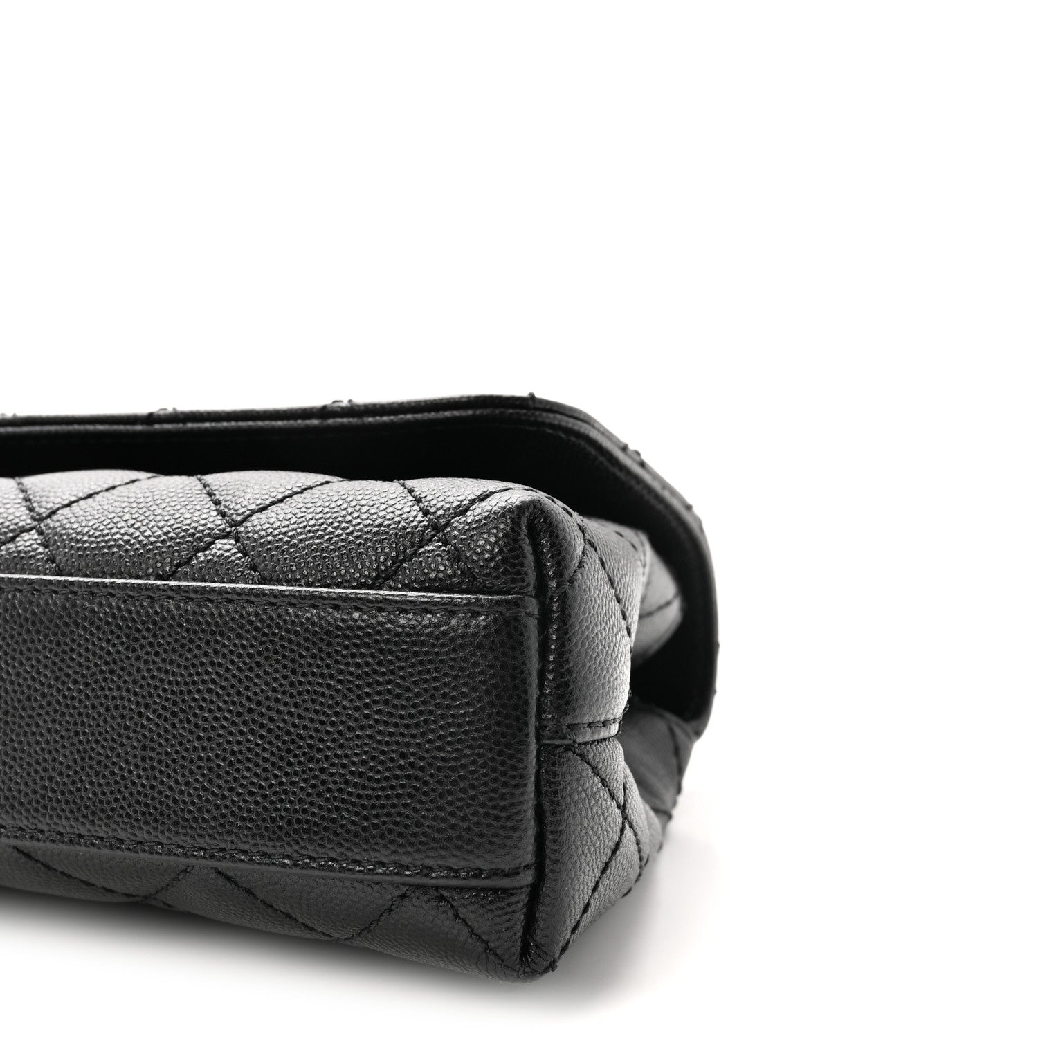 Chanel Caviar Quilted Maxi East West Coco Handle Flap Black 10 of 10