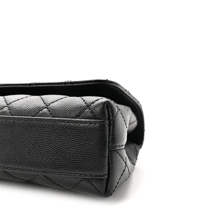 Chanel Caviar Quilted Maxi East West Coco Handle Flap Black 10 of 10