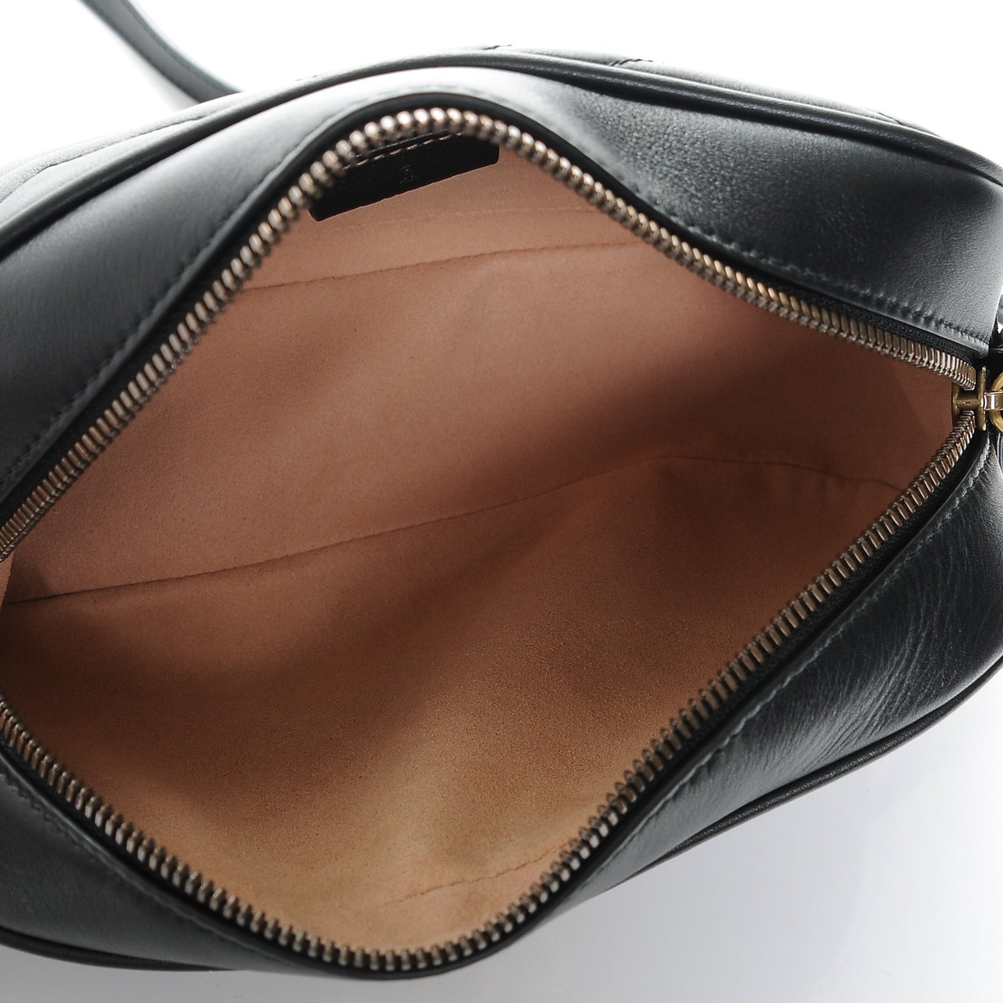 Calfskin Matelasse Small GG Marmont Chain Shoulder Bag Black