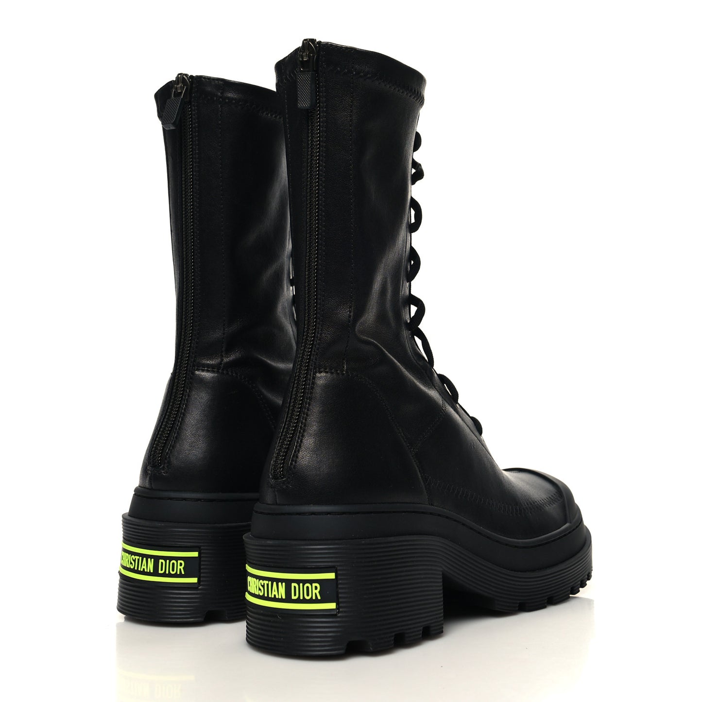 Nappa Stretch Dior Arcade Boots 36.5 Black