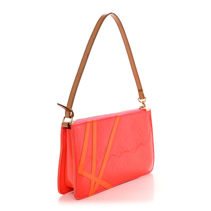 Louis Vuitton Vernis Fluo Lexington Pochette Pink 3 of 9