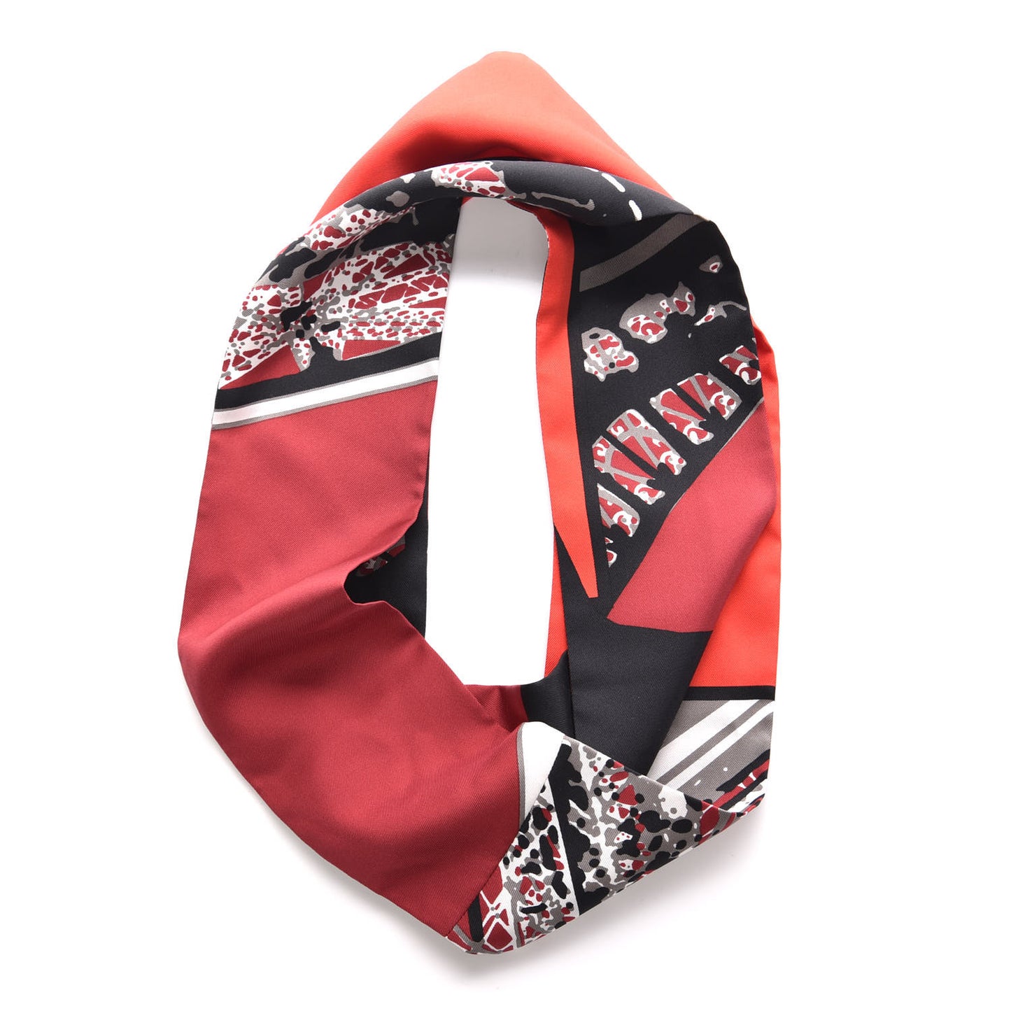 Silk Boite Au Vol Infinity Scarf