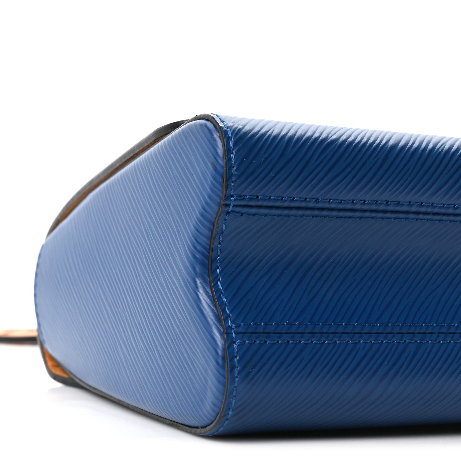 Louis Vuitton Epi Twist Braided Strap Shoulder Bag MM Bleu Roi 8 of 9