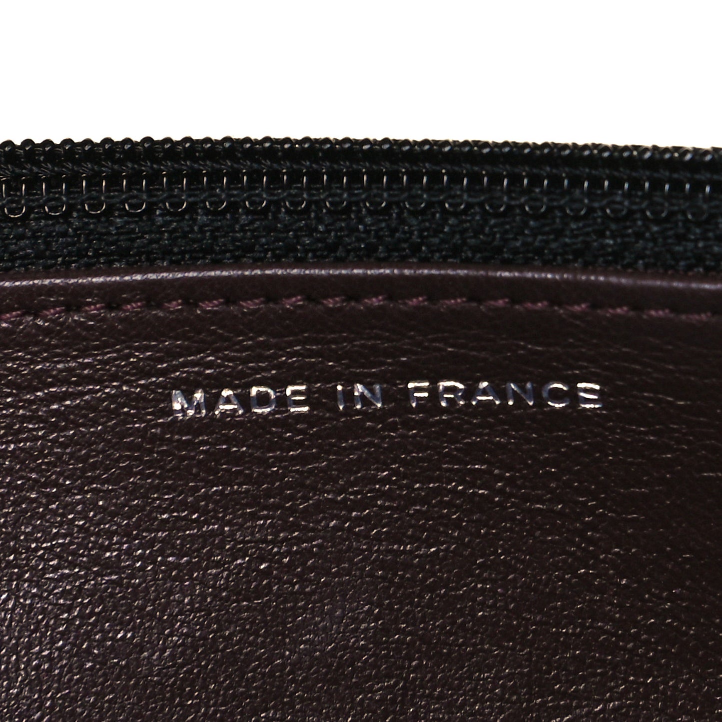 Lambskin Quilted Wallet On Chain WOC Black
