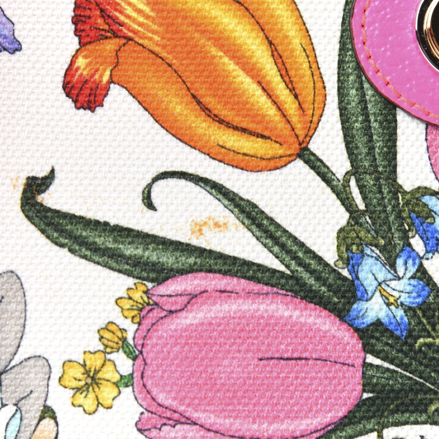 Canvas Medium Flora Tote Fuchsia