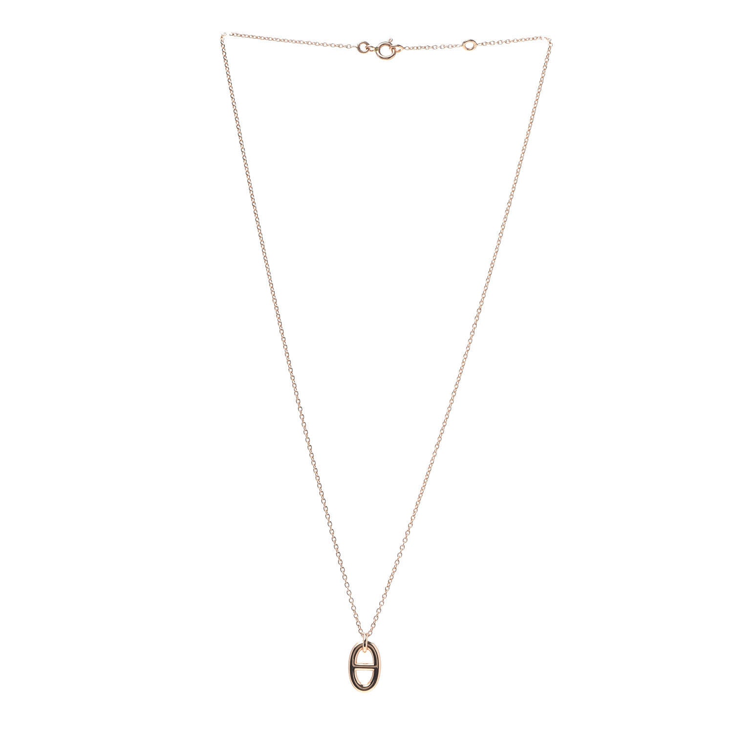 Hermes 18K Rose Gold PM Farandole Pendant Necklace 3 of 6