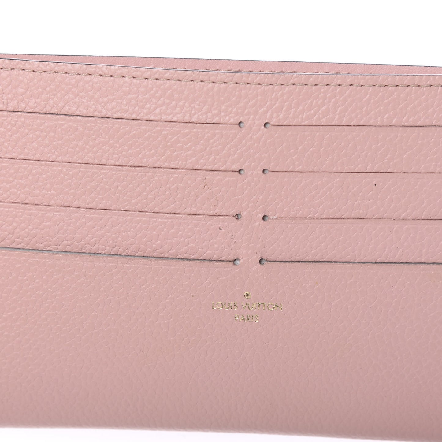 Calfskin Felicie Card Holder Insert Rose Ballerine