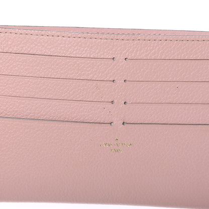 Louis Vuitton Calfskin Felicie Card Holder Insert Rose Ballerine 6 of 7