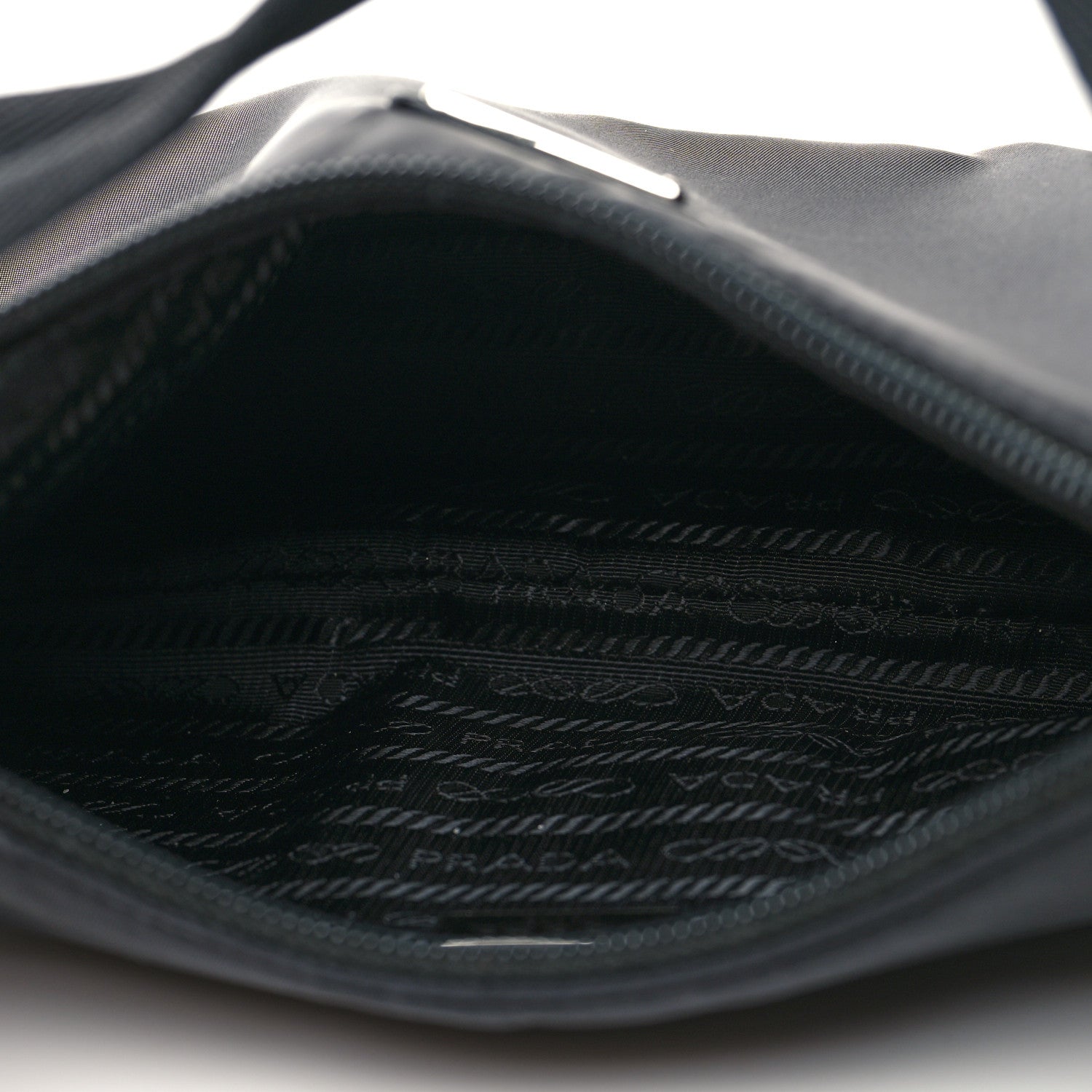 Prada Tessuto Nylon Mini Re-Edition 2000 Bag Black 5 of 9