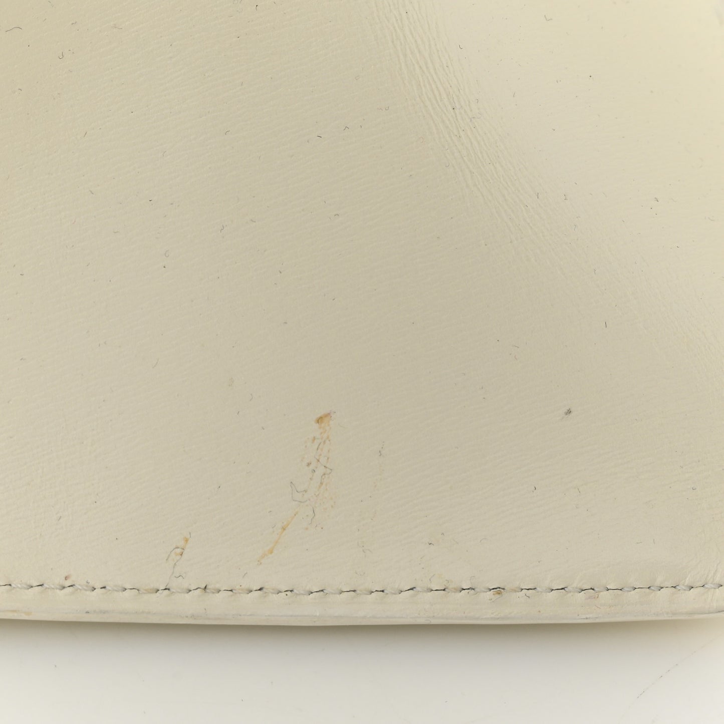 Box Calfskin MM Brillant Satchel Ivory