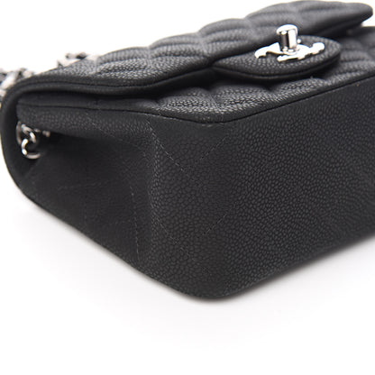 Chanel Iridescent Caviar Quilted Mini Square Flap Black 8 of 11