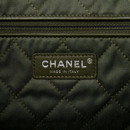 Chanel Shiny Calfskin Quilted Small Chanel 22 Khaki 7 of 10