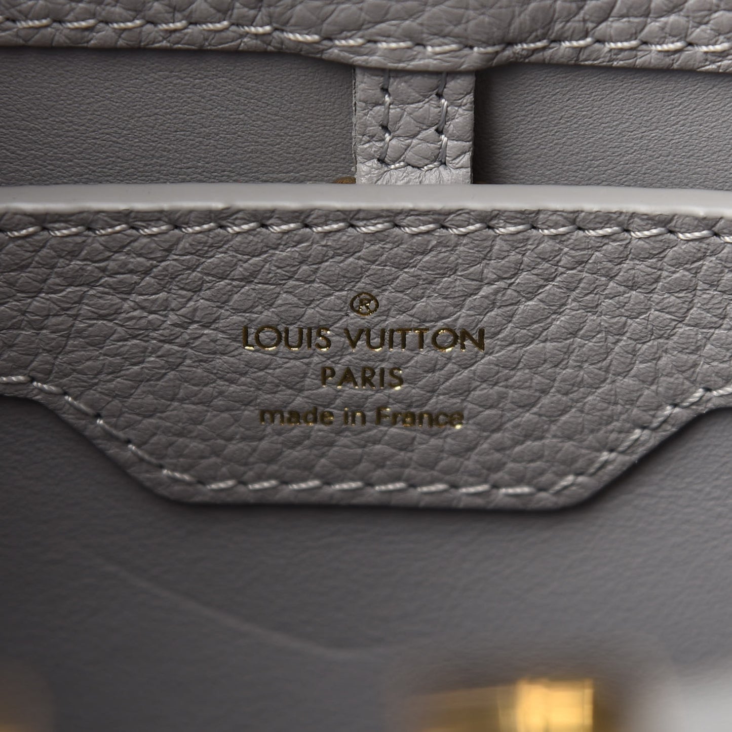Taurillon Woven Capucines PM