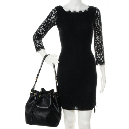 Louis Vuitton Epi Petit Noe Black 2 of 7