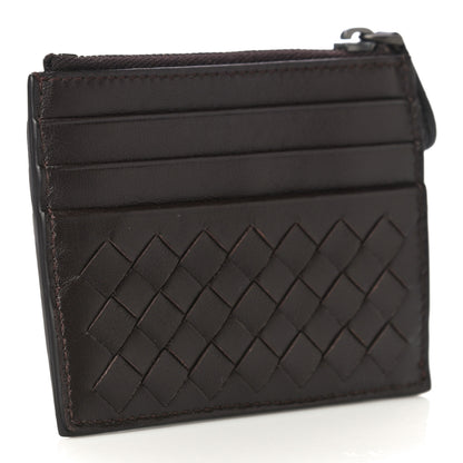Bottega Veneta Nappa Intrecciato Zip Card Case 3 of 9