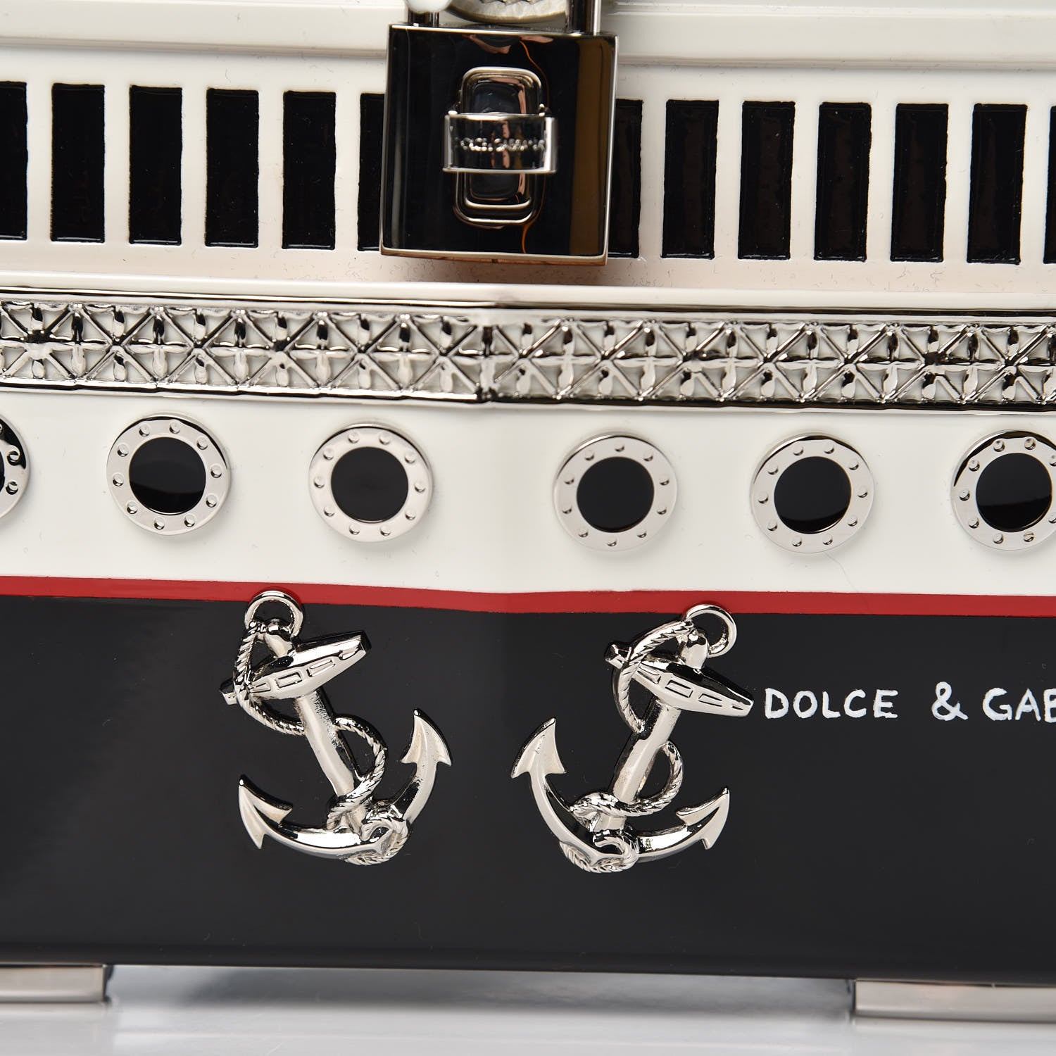 Dolce & Gabbana Dauphine Yacht Dipinto Bag White Multicolor 9 of 9