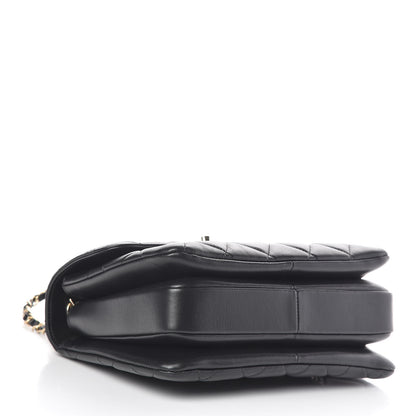 Chanel Lambskin Quilted Small Trendy CC Dual Handle Flap Bag Black 5 of 13