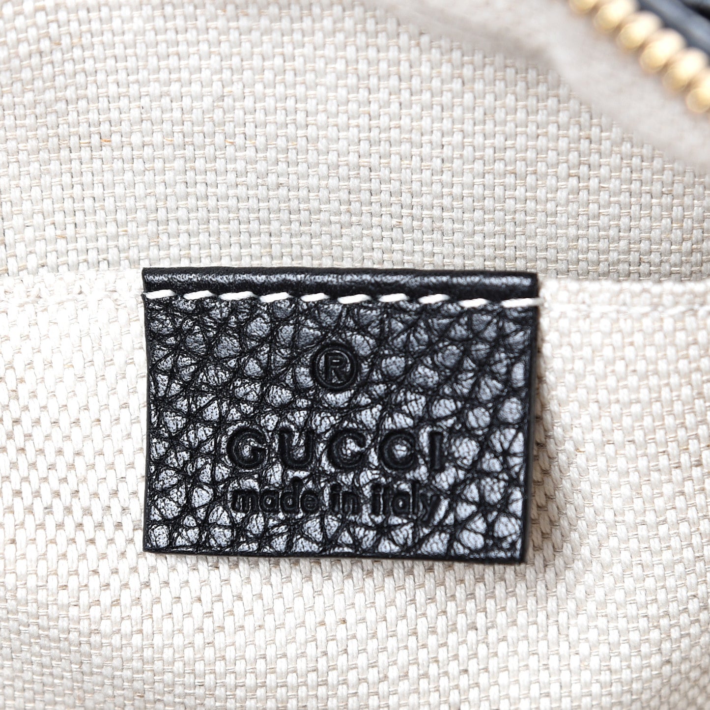 Pebbled Calfskin Small Soho Disco Bag Black