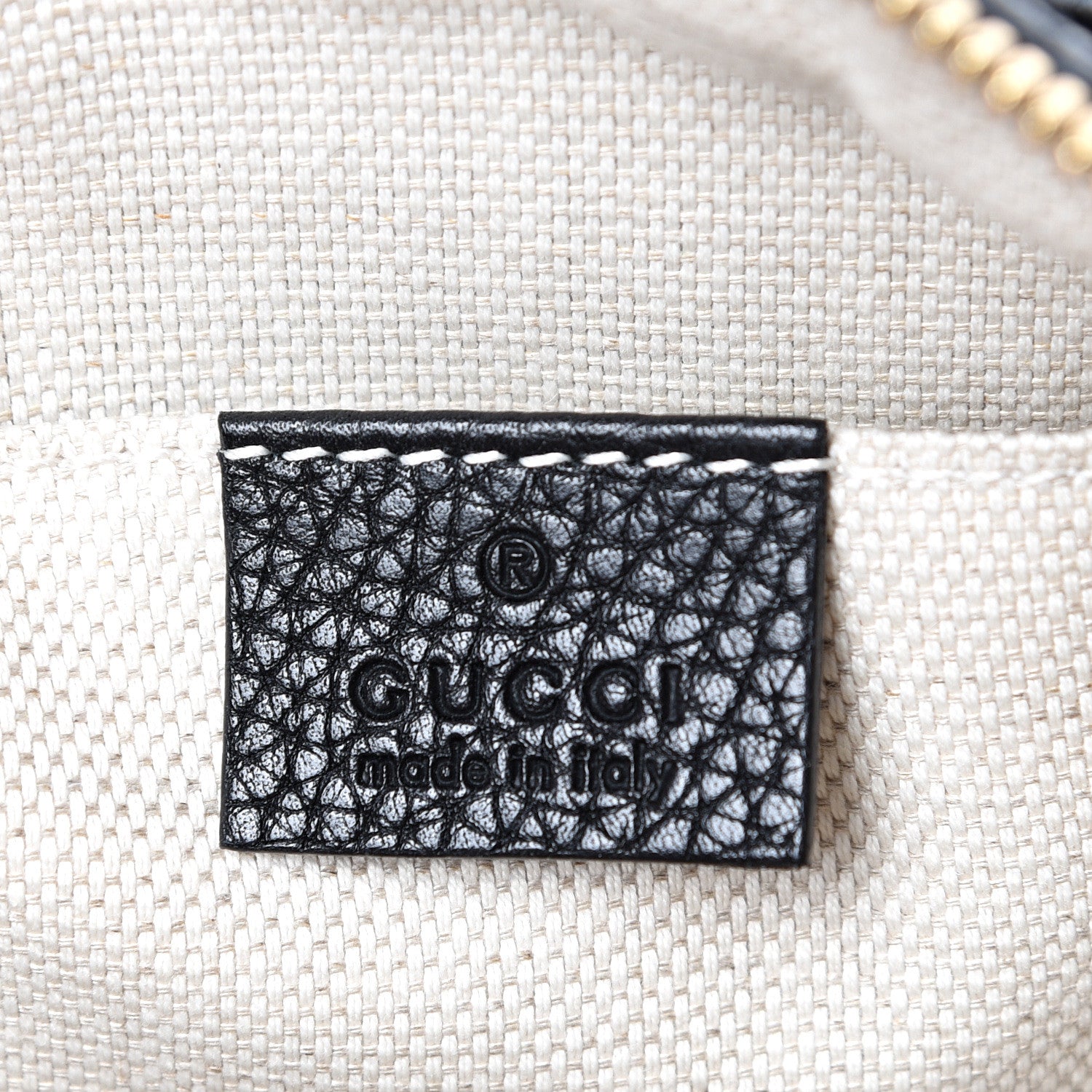 Gucci Pebbled Calfskin Small Soho Disco Bag Black 5 of 9
