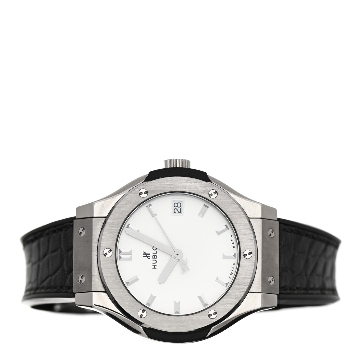 Titanium Alligator 33mm Classic Fusion Quartz Watch 581.NX.2611.RX