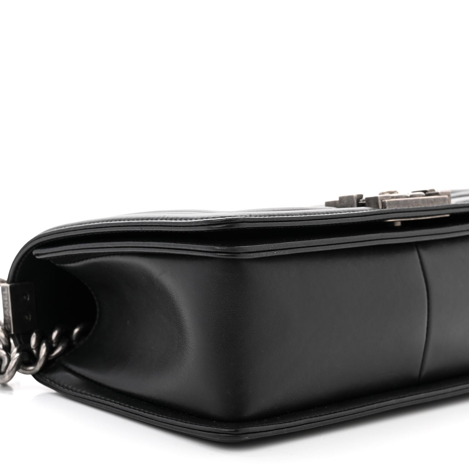 Chanel Lambskin Quilted Medium Boy Flap Black 9 of 11