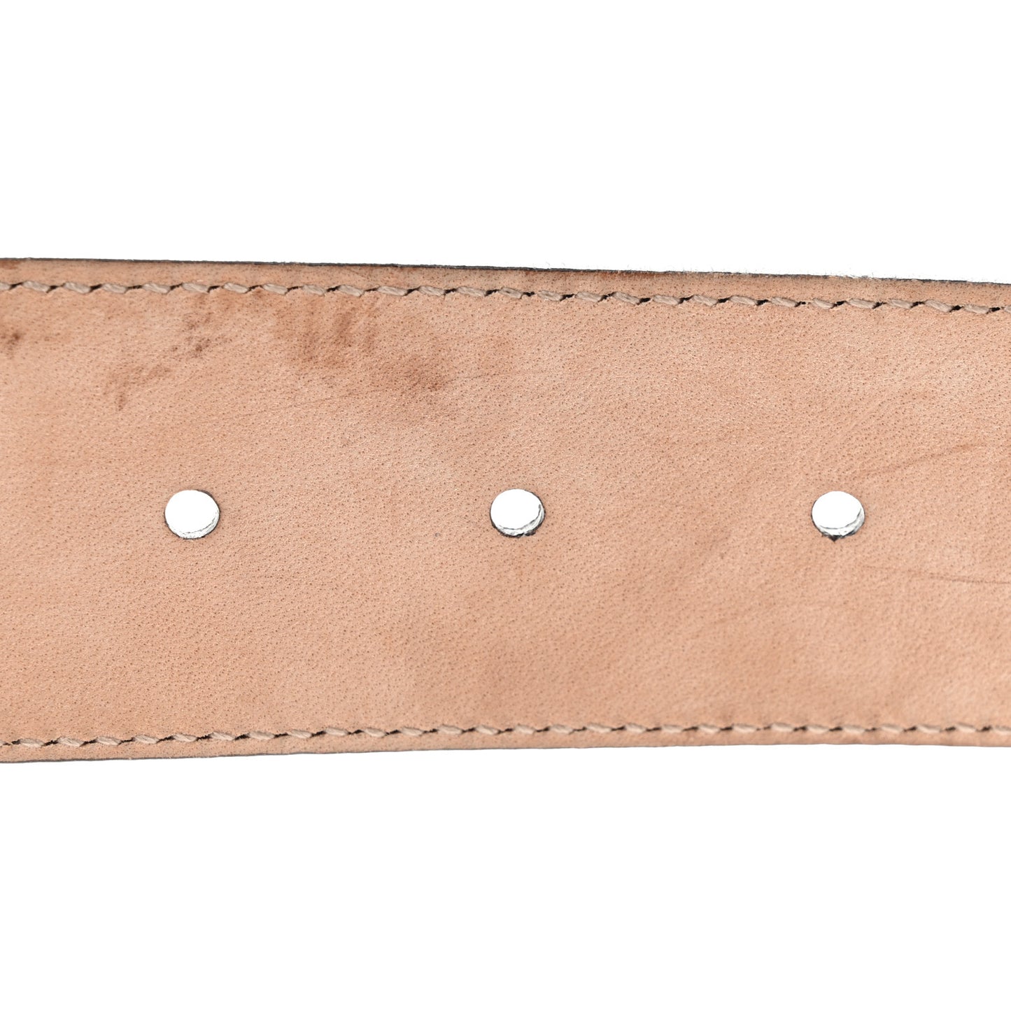 GG Supreme Monogram Selleria Calfskin Interlocking G 40mm Belt 90 36 Beige Ebony Cocoa