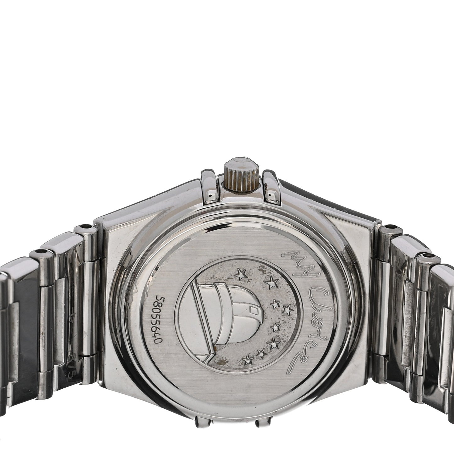 Stainless Steel Diamond Bezel Mother of Pearl 22mm Constellation My Choice Quartz Watch 1465.71.00