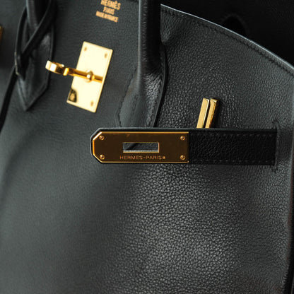 Hermes Evergrain Birkin 35 Black 9 of 22
