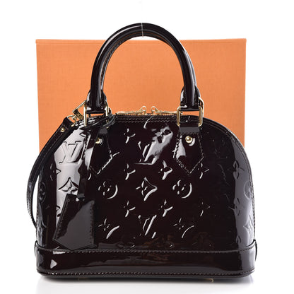 Louis Vuitton Vernis Alma BB Amarante 10 of 10