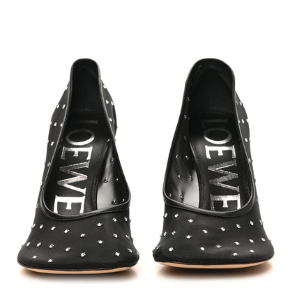 Loewe Mesh Crystal Toy 90 Pumps 39 Black 3 of 8