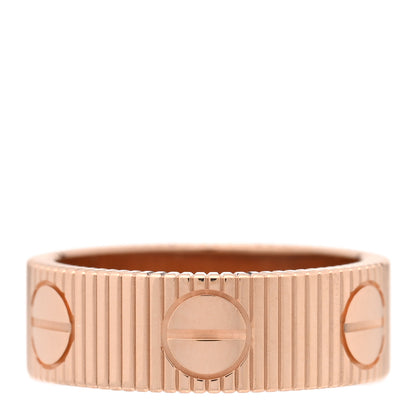 Cartier 18K Pink Gold 6.5mm LOVE Unlimited Ring 53 6.5 1 of 4