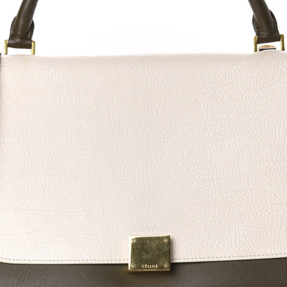 Celine Velluto Calfskin Suede Medium Tri-Color Trapeze 11 of 11