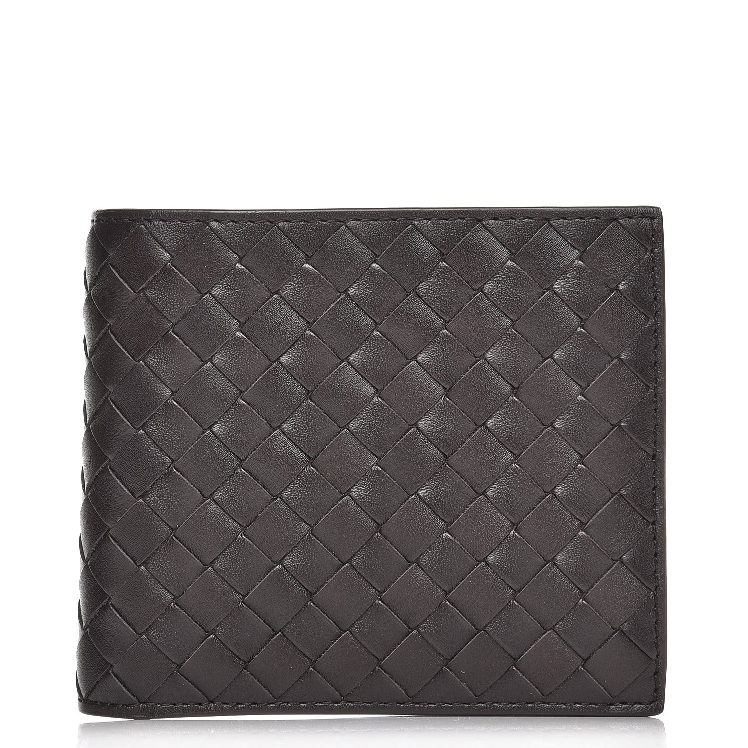 Bottega Veneta Nappa Intrecciato Bi-Fold Wallet Espresso 1 of 7
