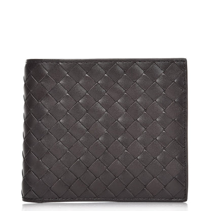 Bottega Veneta Nappa Intrecciato Bi-Fold Wallet Espresso 1 of 7