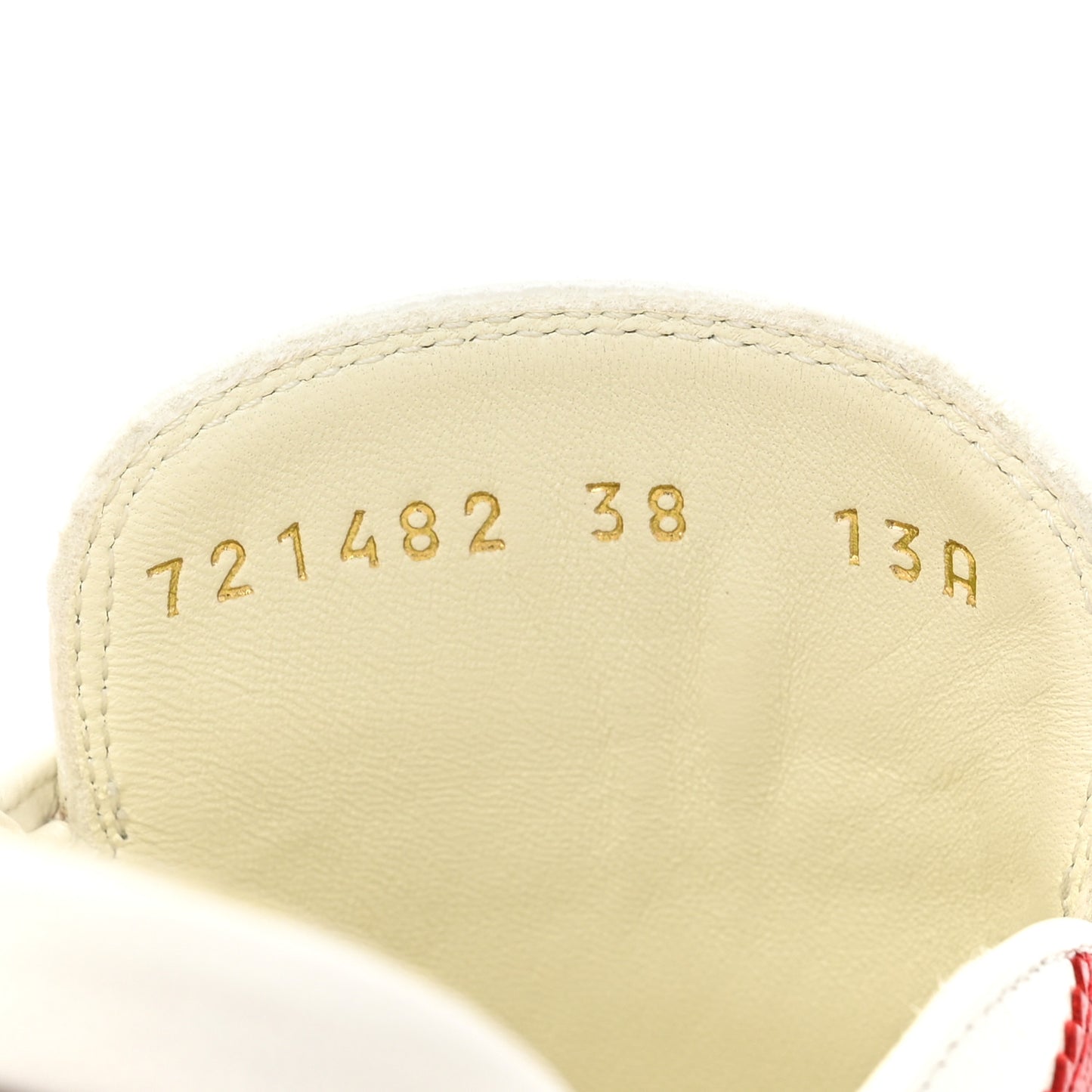 X ADIDAS Quentin Goatskin Web Womens Horsebit Slippers 38 Off White Maple Red