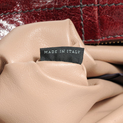 Prada Vitello Shine Hobo Amaranto 9 of 9