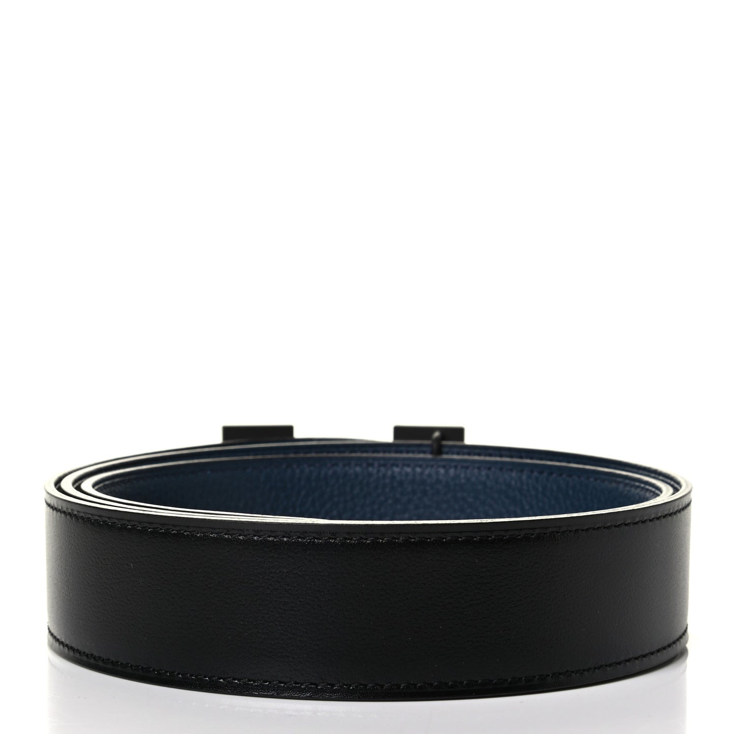 Box Togo 32mm Matte H Belt 90 Black Bleu De Prusse