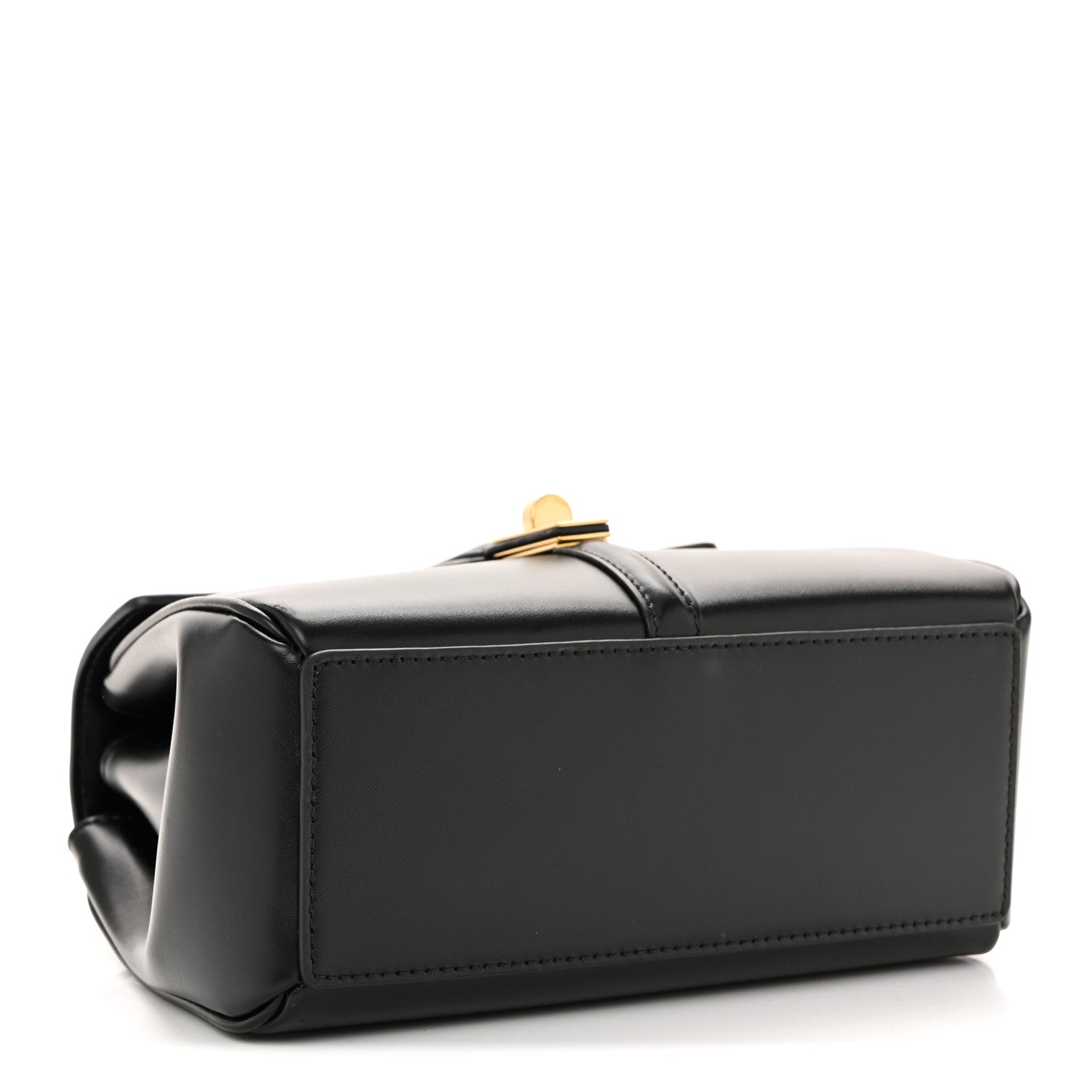 Celine Satinated Calfskin Mini 16 Top Handle Bag Black 4 of 16